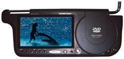 Metra 7" Monitor & DVD Player - Black, Passenger Side